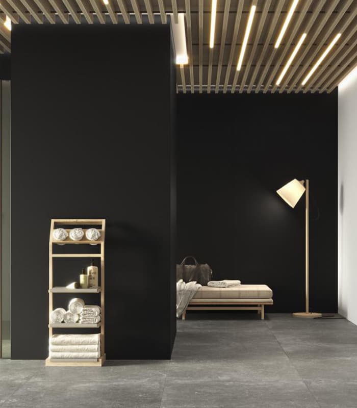 PORCELANATO CR PLAIN BLACK (120*260)  