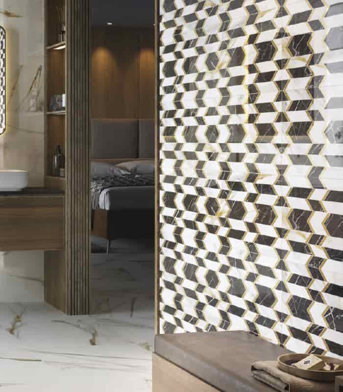 PORCELANATO COLK ERA GOLD WHITE RECT BLL (31.6*100) 1.58 M2 (F12)