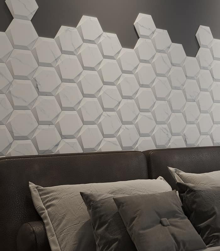 PORCELANATO BALLET HExA WH MATTE (17.4*17.4) 0.26 M2 (010511  