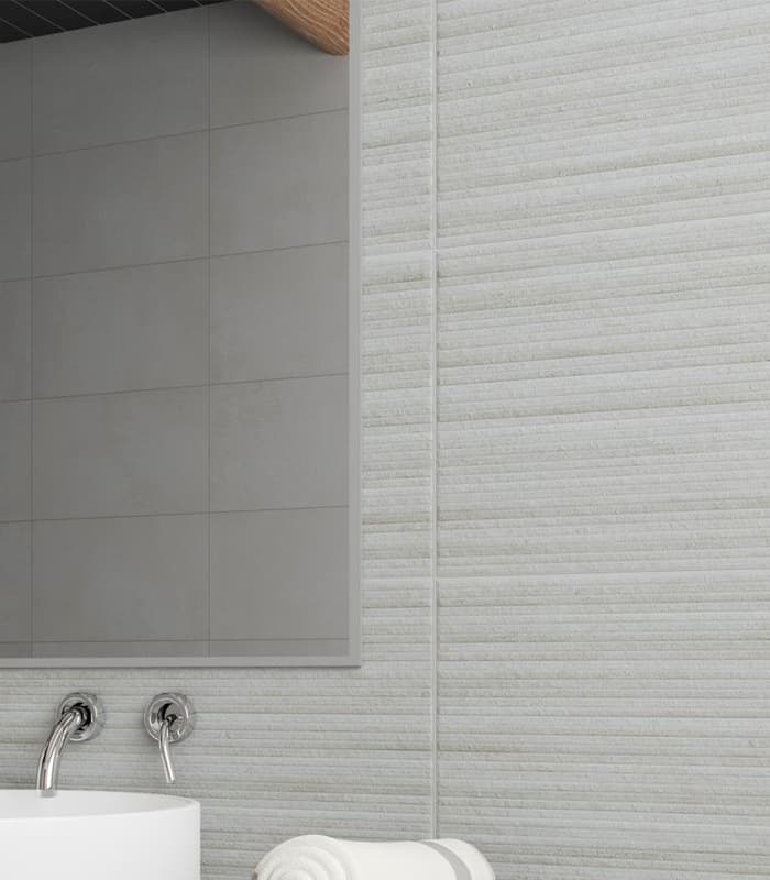 CERAMICA  AT RLV NITID GRIS (33.3x55) 1.84M2 (YNJ2)