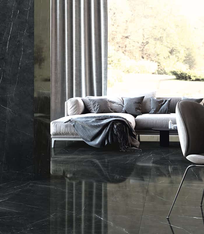 PORCELANATO TESSINO BLACK PULIDO RECT (80*160) 1.28M2 (xL)