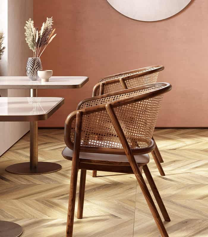 PORCELANATO  TMLS HONEY CHEVRON RET ( 60*120) 1.44MT