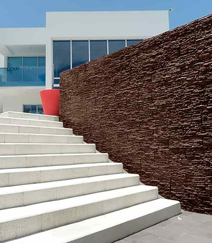 NUEVA PIEDRA CASCADA CHOCOLATE OXIDADA (15X50) 0.75 MT