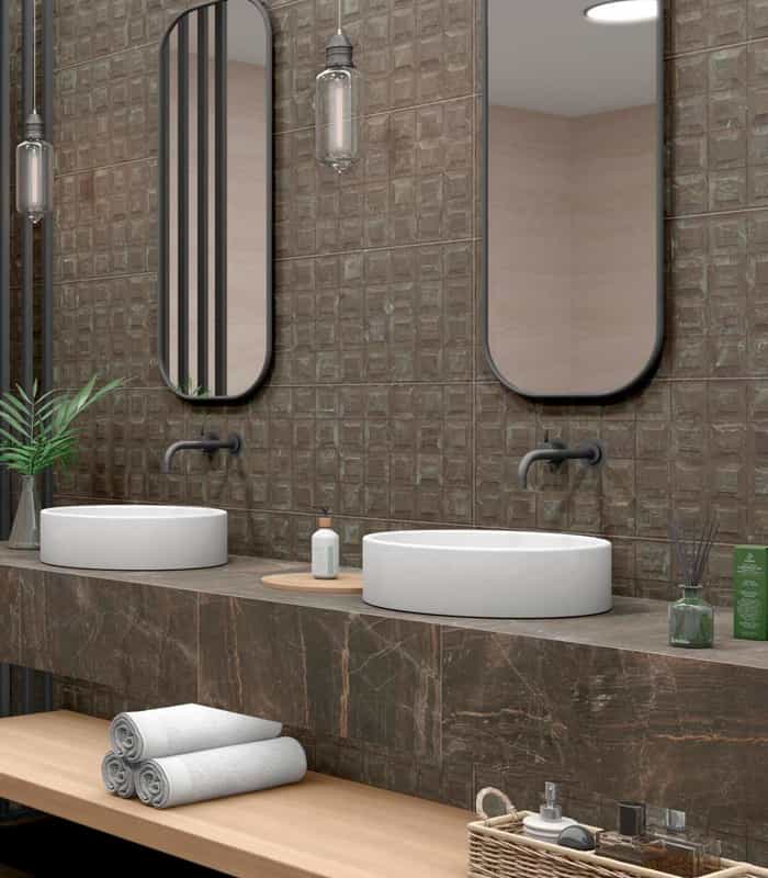 CERAMICA  REC. RLV. FORVM BROWN  (30x90) 1.08 MT (ENH1)