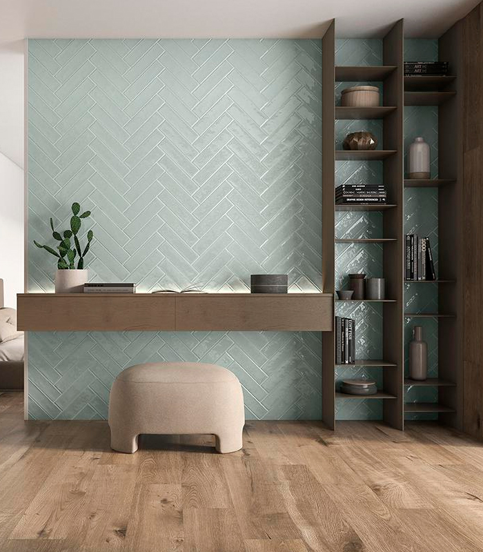 CERAMICA PAM MAYOLICA MENTA (7.5*30) 0.56 M2 (1D)                               