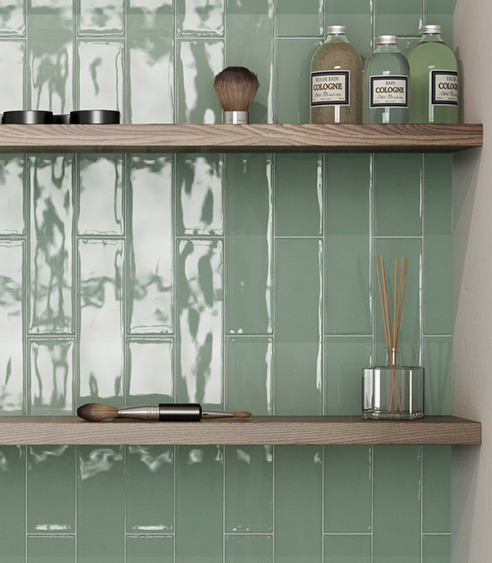 CERAMICA PAM RVTO SPRING VERDE (7.5*30) MUESTRA                                 