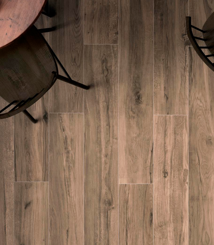 PORCELANATO PAM CR ROVERE BROWN (20*120) MUESTRA                                