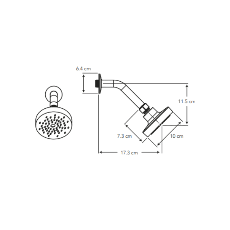 NIZA MONOMANDO para ducha con regadera