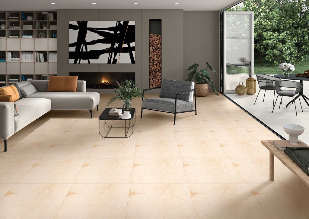 CERAMICA  CASTELL MARFIL (45x45) 2.08 M2