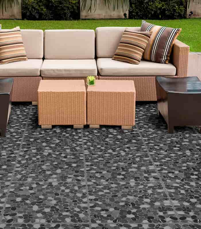 CERAMICA  PIEDRA RIO GRIS (45x45) 2.08 M2