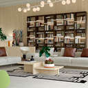 PORC XXL LAM HADO TRAVERTINO BIANCO BOCC B014F C1 5MM (100*300) 3.00 M2