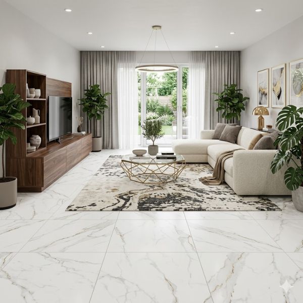 SEMIGRES LUME MARMOBIANCO POL C1 (60*60) 2.47 M2