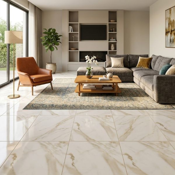 CERAMICA EMB BIANCO ORO C1 (60002) (60*60) 2.88 MT