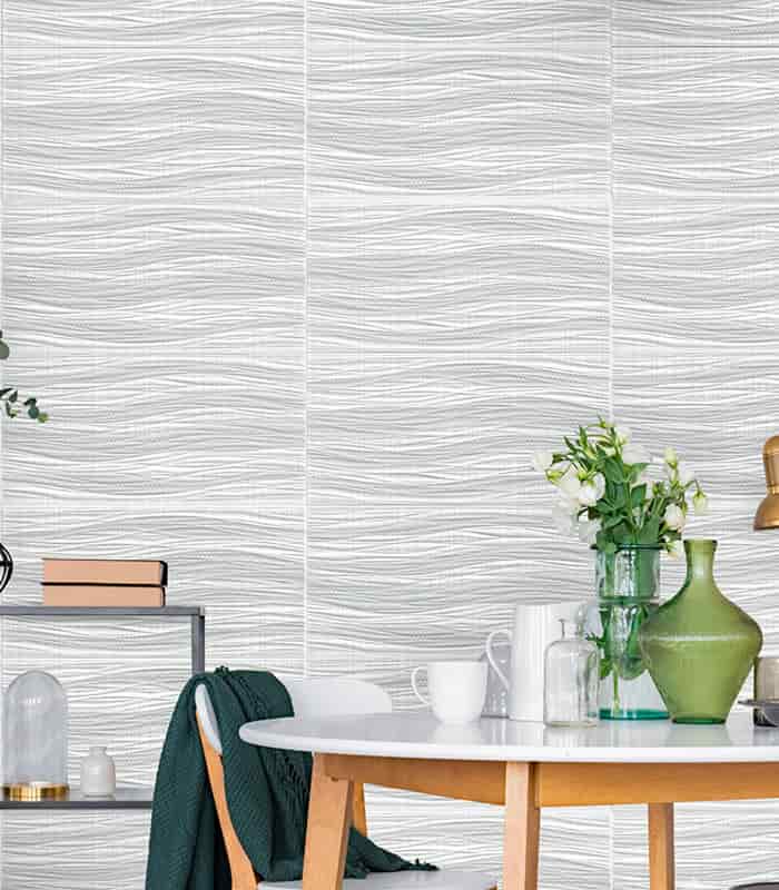 CERAMICA  OxFORD PLATA ONDAS (30x60) 1.44 MT