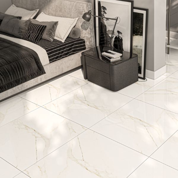 SEMIGRES PORCELANICO LUM PORTOFINO WHITE POL C1 (75*75) 2.81 MT2