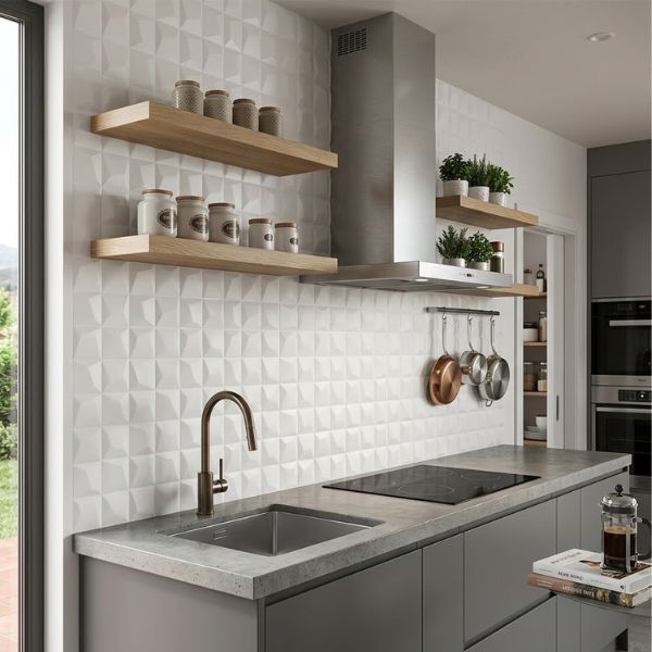CERAMICA LUME DIAMOND WHITE C1 (45*90) 2.44M2