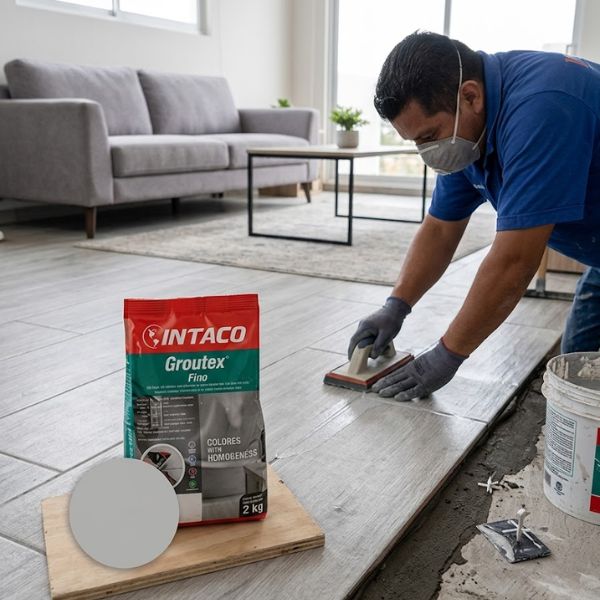INT GROUTEX FINO PLATA 2KG
