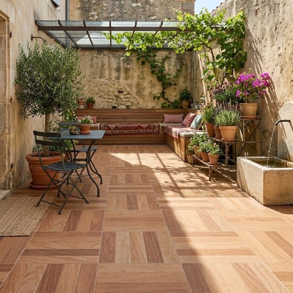 CERAMICA PBG PARQUET AVELLANA MATE C1 (60*60) 2.53 M2