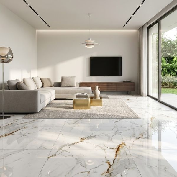 PORC TRN STATUARIO BOTTEGA GOLD C1 (60*120) 1.44 MT2 (32 Cj*P)
