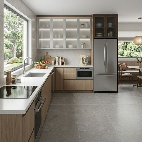 PORCELANATO ECU ASBURY GRIS RECT PRIM (60*120)  2.16MTS