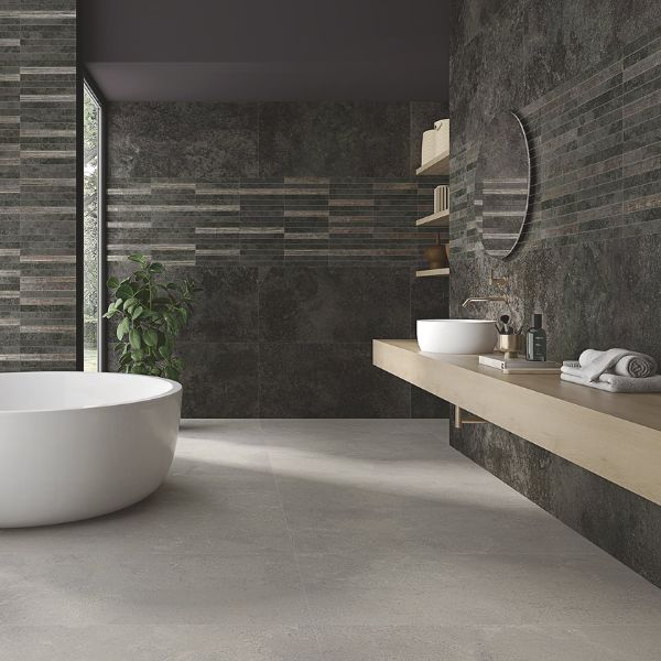 CERAMICA PLA BRICK STONE BLACK-D C1 (35*35) 1.47M2