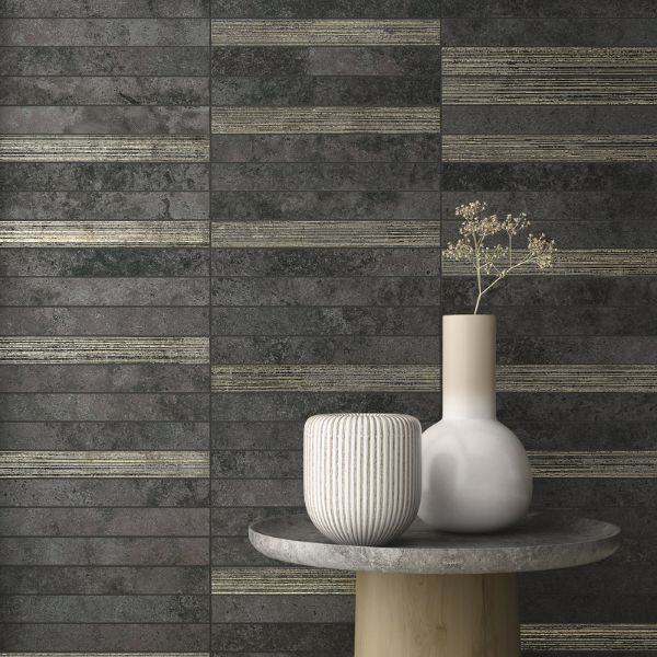 CERAMICA PLA BRICK STONE BLACK-D C1 (35*35) 1.47M2