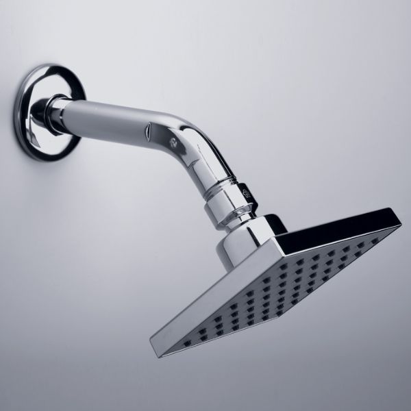 DUCHA FV CUADRADA PLASTICA 10CM CROMO (E120.50DH CR)