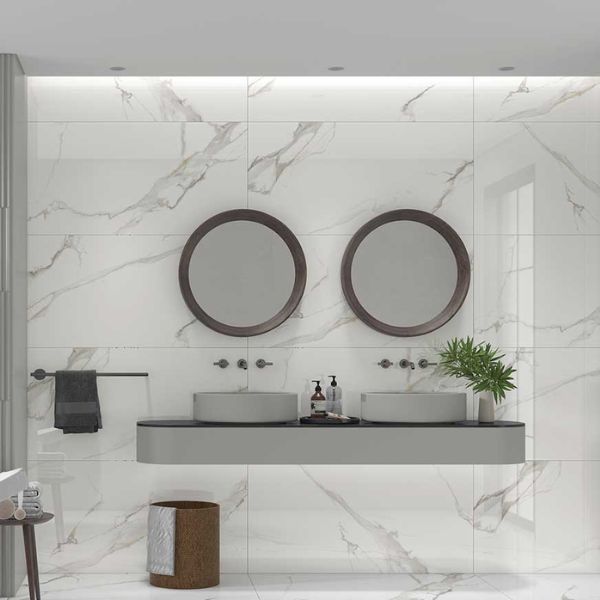PORC TRN STATUARIO BOTEGA SILVER C1 (60*120) 1.44 M2 (66*cj*p)