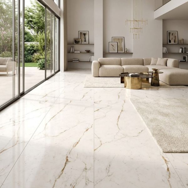 PIEDRA SINTERIZADA TREN NEW GREEK WHITE  (160*320) 5.12 M2