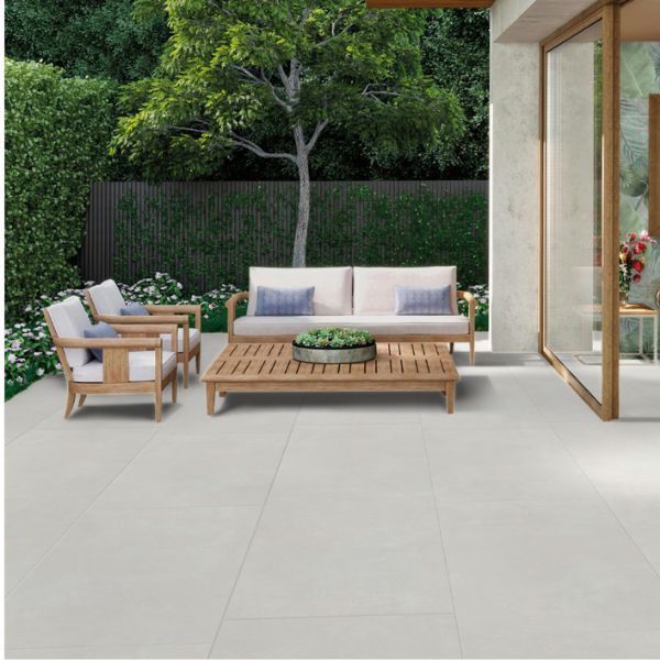 PORCELANATO ECU CEMENTO GRIS CLARO RECT TER (60X60) 1.80 MT