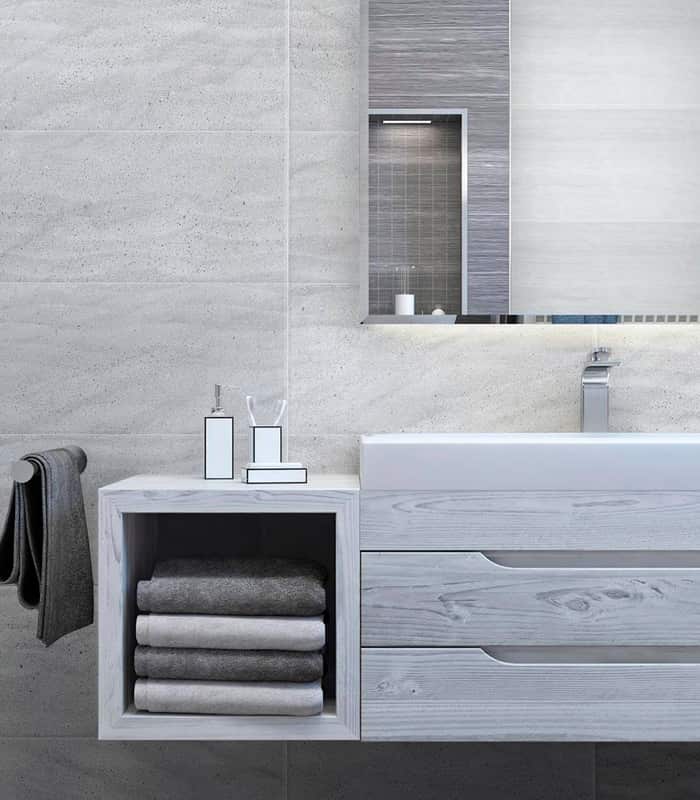 CERAMICA  MYSTIC GRIS ESTRUCTURADO (30x60) 1.28 MT