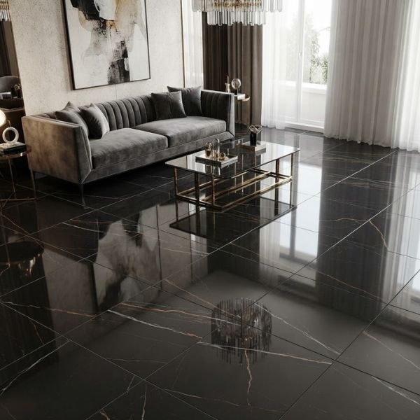 SEMIGRES PORCELANICO LUM BLACK SUPREME POL C1 (75*75) 2.81 MT2