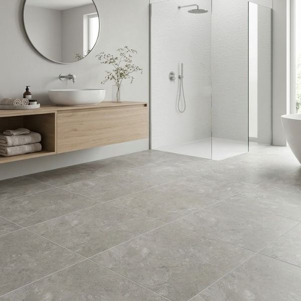 PORCELANATO ECU ASBURY GRIS RECT PRIM (60*60) 1.80 MT