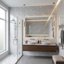 PORCELANATO TREN PEARL BIANCO ( GLOSSY) C1  (60*120) 1.44 M2