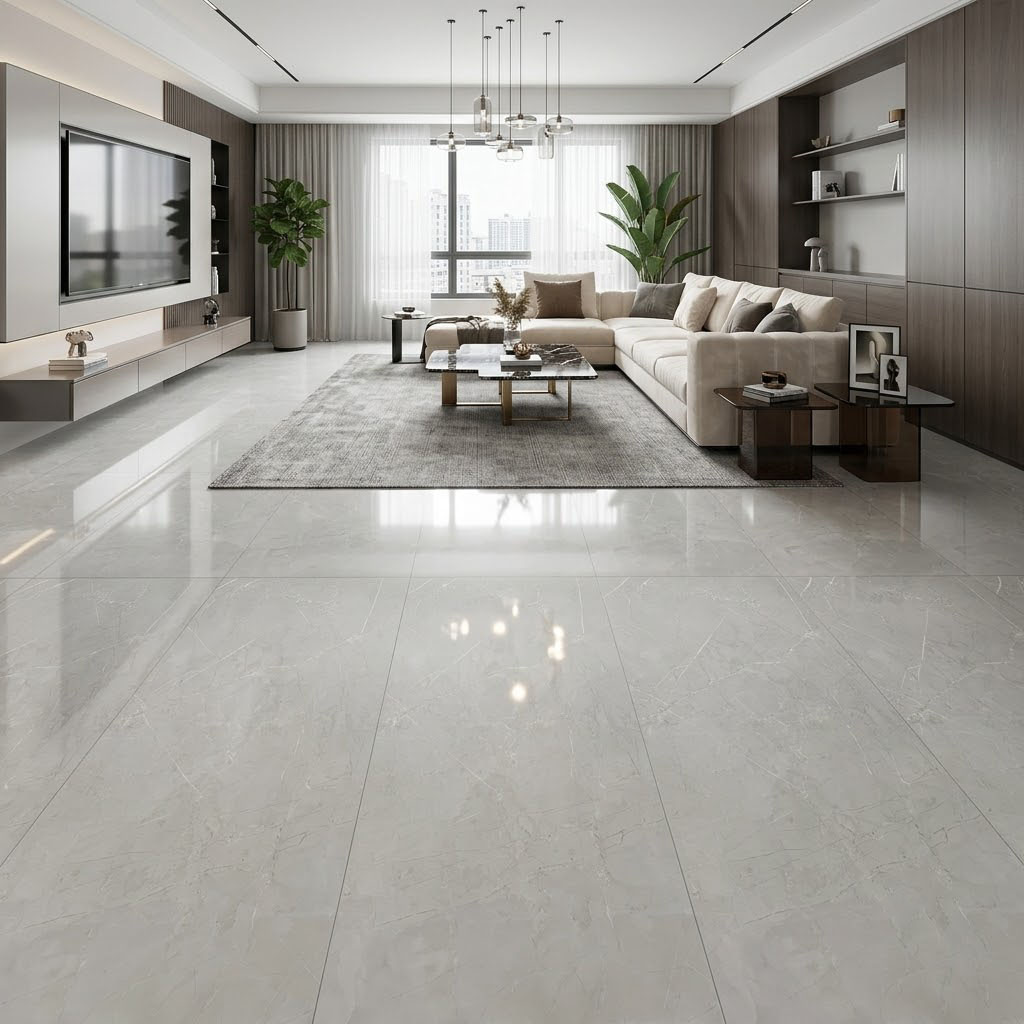 PORC TREN RIGA WHITE GLOSS C1 (60*120) 1.44 MT