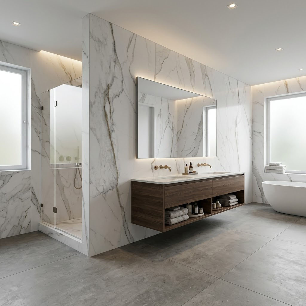 PORCELANATO TREN ORIANA NATURAL ( GLOSSY) C1 (60*120) 1.44 M2 (68 CJ*P)