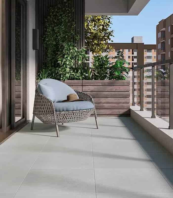 CERAMICA  NORDICO GRIS (61x61) 1.86 MT