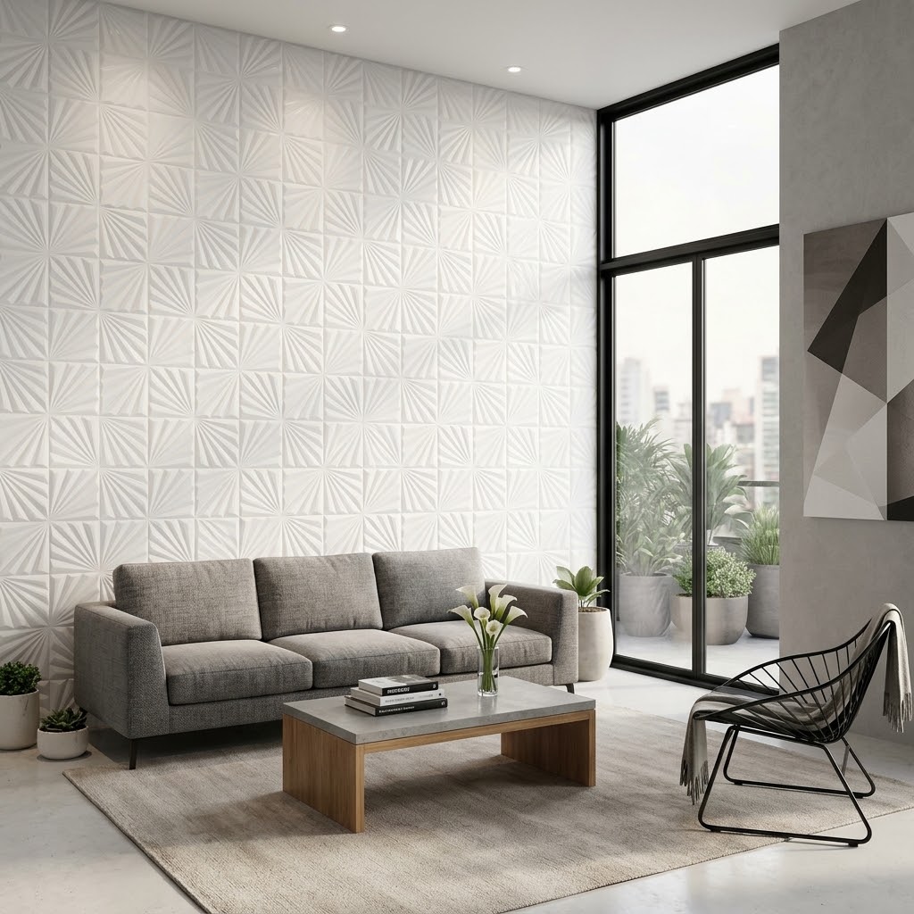 CERAMICA LUME LEQUE WHITE PLUS (22X90) 1.80 MT