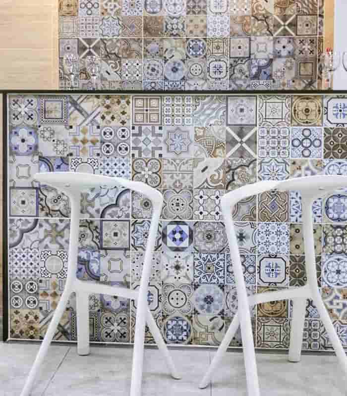 CERAMICA  RETRO BOHO ( 55x55)