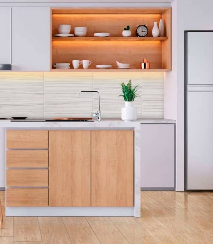 CERAMICA PISO CEL ROBLE II MARFIL MATE  (20*60) 1.20 M2