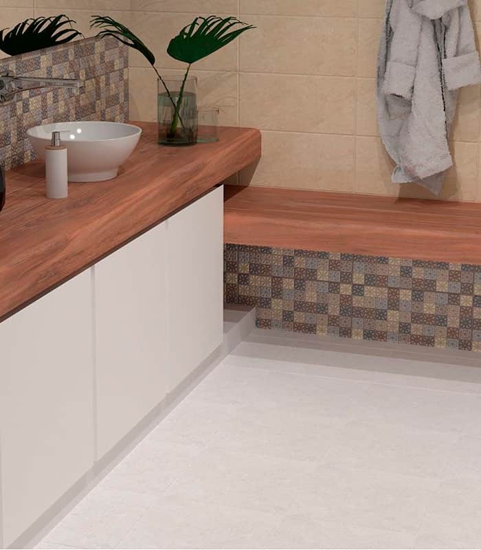 CERAMICA ACUARELA BLANCO (40x40)  1.76MT                                   