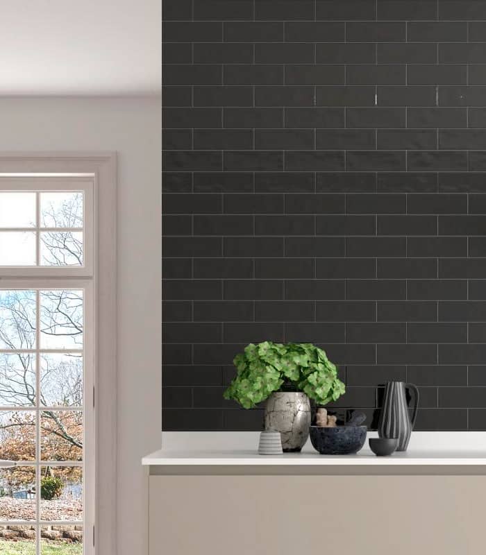 CERAMICA PAM MAYFAIR NEGRO (6.5*20) 0.35 M2 (1D)