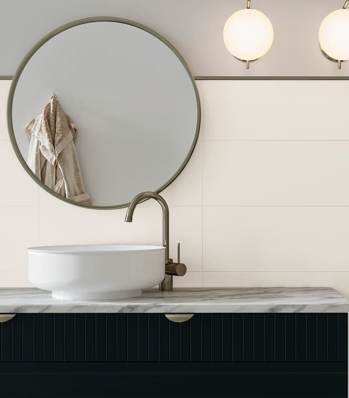 CERAMICA  BRILLANTE BEIGE ExP (25x44) 1.65 MT.