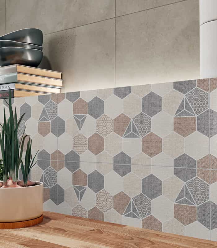 CERAMICA  KAMANI 18.7x46.6 ExA DECO  (1.13 m2)