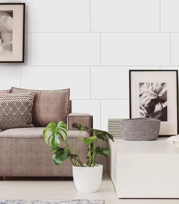 CERAMICA  BRILLANTE BLANCO COM (25x44) 1.65M2