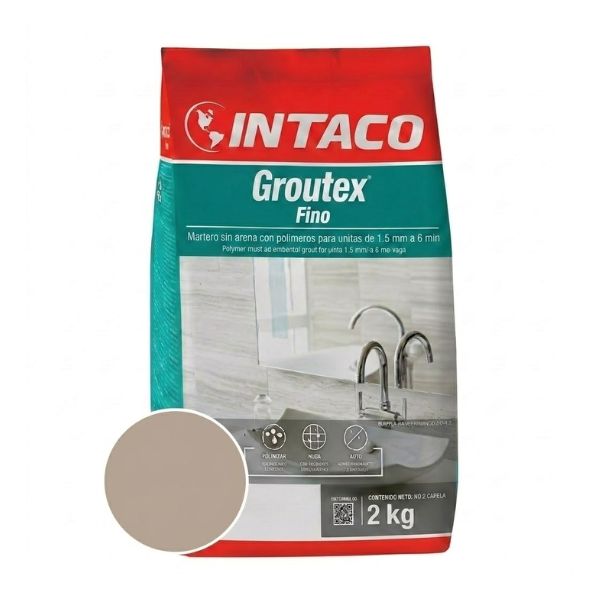 INT GROUTEX ARENA FINO 2KG - PRUEBA TARJETA