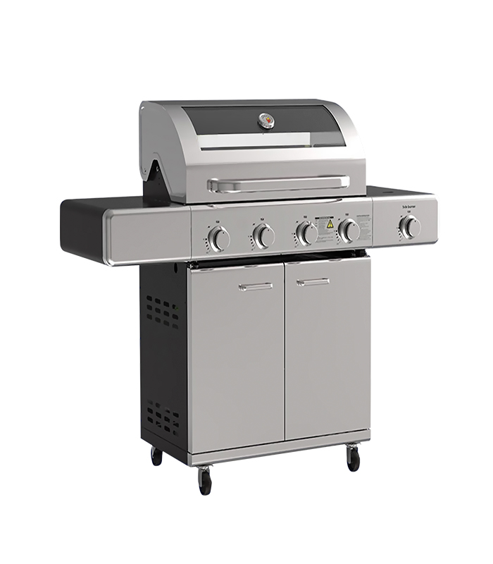 ASADOR DE ACERO INOXIDABLE ANTIADHERENTE A GAS TG10