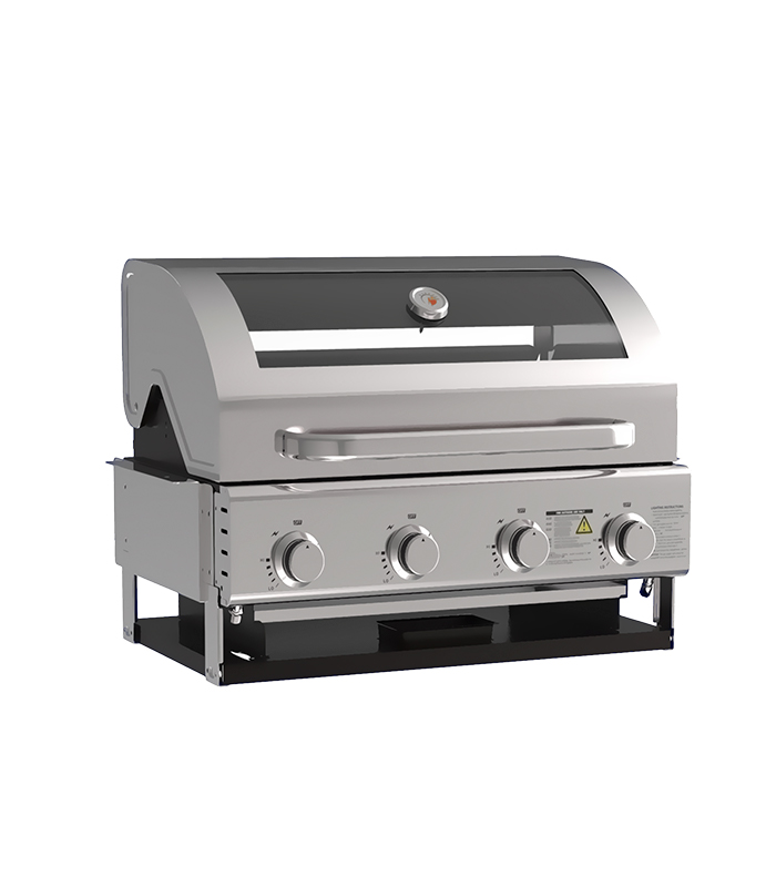ASADOR DE ACERO INOXIDABLE ANTIADHERENTE A GAS T8384 (KD-AS00004)               