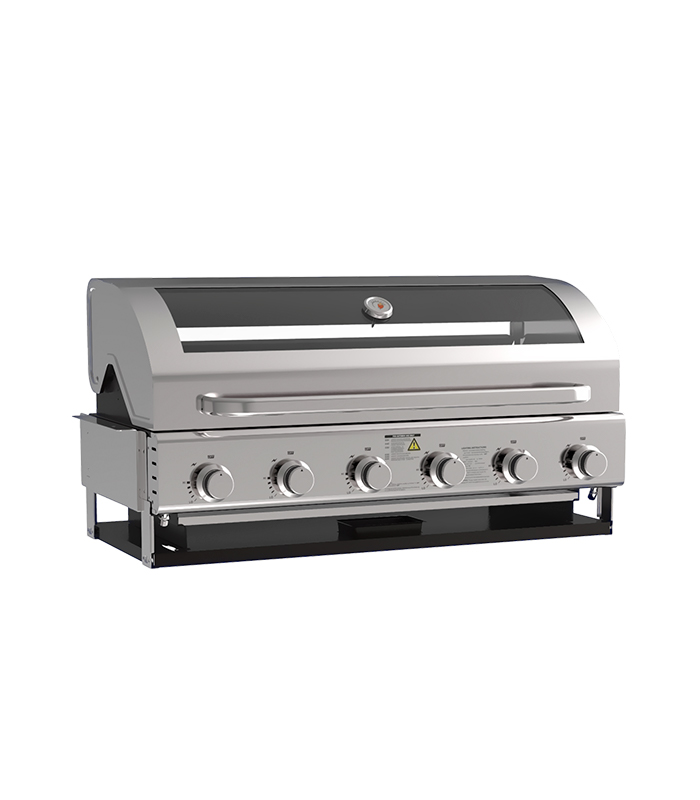 ASADOR DE ACERO INOXIDABLE ANTIADHERENTE A GAS T8386                            