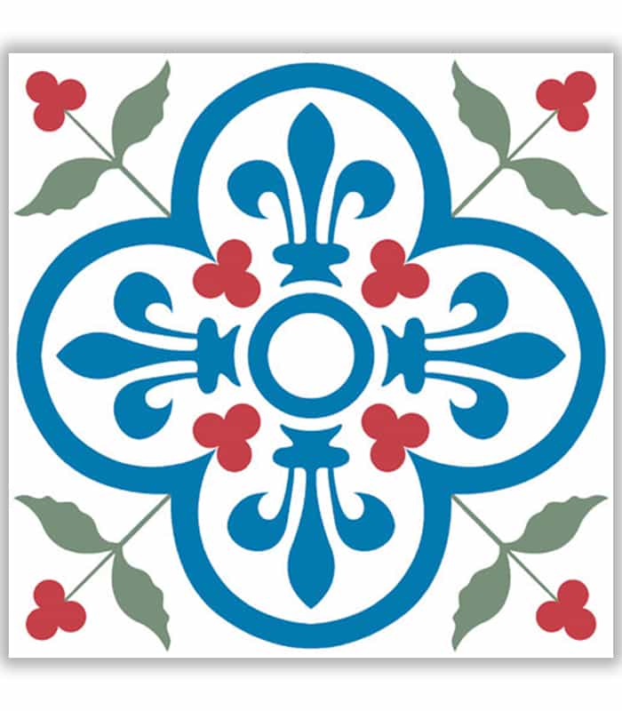 CERAMICA DVI FLEUR DE LYS (20x20)